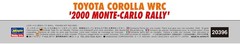 Hasegawa 1/24 Toyota Corolla WRC 2000 Monte Carlo Rally Plastic Model 20396