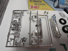 Jo-han ’64 Plymouth Belvedere Richard Petty Model Kit 1/25 Scale