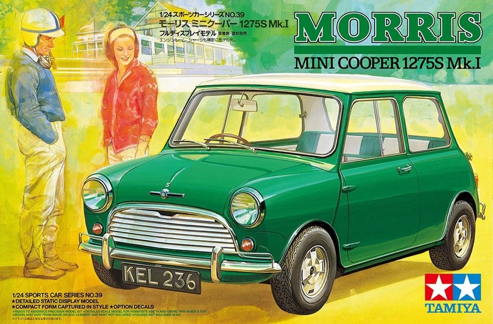 Tamiya 1/24 Mini Cooper 1275S MK. 1 Plastic Model Kit 24039