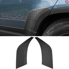 Rear Wheel Arch ABS Black Body Anti-Scratch Protection Cover Trim Kit