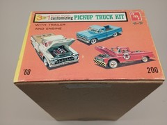 Amt 3 In 1 1960 Ford F-100 Pick Up Truck Model Car Kit Box Only