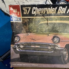 AMT ERTL Pro Shop 1:25 Scale Model Kit Contents Sealed 57 Chevrolet Bel Air Read