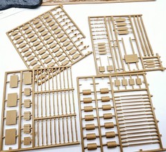 Italeri German Bunker and Accessories 6070 WW2 Vacuform Base 282x180mm New