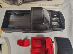 Vintage AMT ERTL 6032 Chevy C1500 454 SS 1/25 Started Project Model Kit