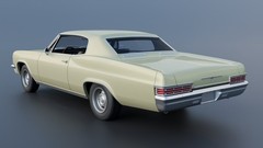 ABS-LIKE RESIN 3D PRINTED 1/25 1966 CHEVY CAPRICE 2-DOOR FULL KIT CHEVROLET