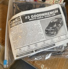 Monogram Dale Earnhardt #3 Goodwrench Monte Carlo Kit #2447 Bagged Kit, No Box