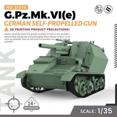 SSMODEL SS35576 1/35 Military Model Kit German G.Pz.Mk.VI(e) Self-Propelled Gun