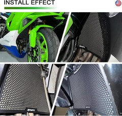 CNC Motorcycle Radiator Guard Radiator Cover Grille Guard Compatible with 2026