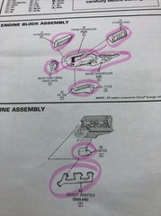 68 Chevy Camaro SB ENGINE Blower Gasser HOT ROD 1:25 AMT Search LBR Model Parts