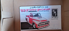AMT 1953 Ford Pickup Street Machine 1/25 scale open kit sold as parts only