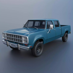1/25 3d printed Dodge W200 Crew Cab 1979 by Andrey Bezrodny