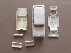 All American Models Resin 1955 Pontiac Safari Station Wagon + Donor Parts 1:25