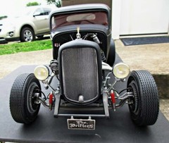 1/8 Buick finned brake drum Lindberg Monogram Revell Rat Hot Rod big deuce 1/8th