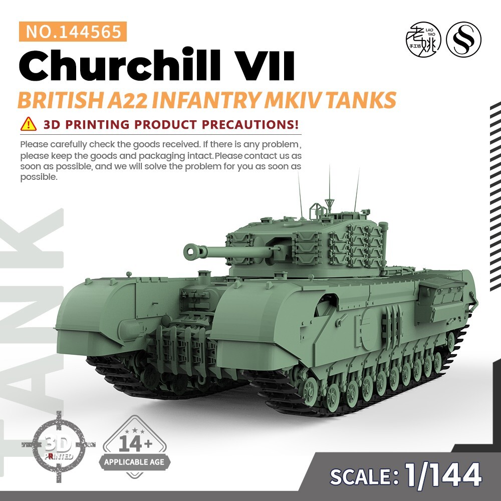 SS144565 1/144 Model Kit British A22 Infantry MKIV Churchill VII 3DPRINT