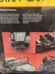 Italeri Testors 1/35 Dodge WC 56 Staff Car #819 Open Box Sealed Parts