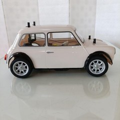 Tamiya Mini Cooper Racing Rc Car 1/10 Scale Vintage Japanese Model Kit