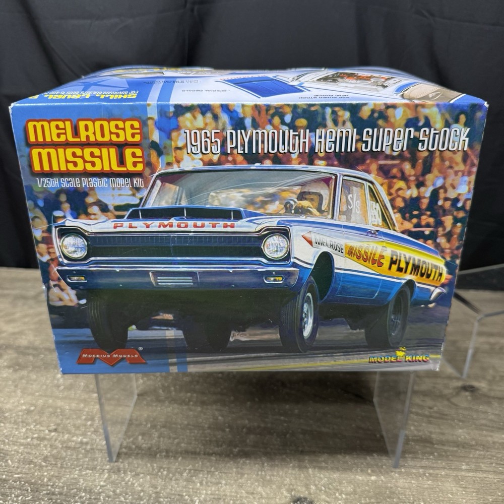 Moebius Models 1965 Plymouth Super Stock Melrose Missile 1/25 Scale Kit 1229