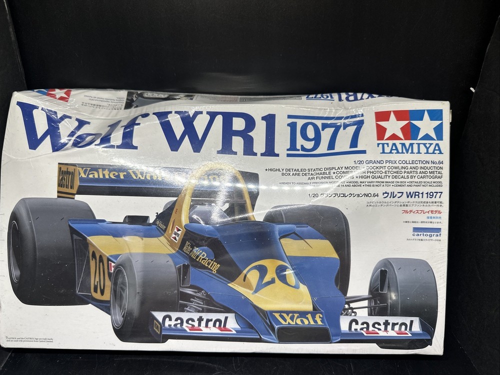 Tamiya 1/20 Grand Prix Collection 20064 64 Wolf WR1 1977 Race Car Model Kit