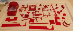 LOOK AMT LADDER CHIEF SCALE 1/25 MODEL KIT [ PARTS ONLY ] OPEN BOX
