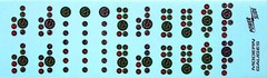 NASCAR DECAL MODERN RACE CAR DASHBOARD GAUGES DETAIL GOODIE SHEET 1/24-1/25