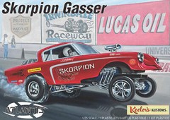 Atlantis Models 13102 1/25 Keeler’s Kustom Skorpion Gasser Model Car Kit