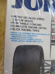 TAMIYA JORDAN 191 1/20 F1 MODEL KIT SEALED