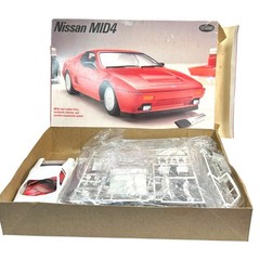 Testors Fujimi Nissan MID4 1:24 Scale Model Kit #396 Package Inside Still Sealed