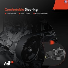 A-Premium Power Steering Pump with Reservoir Compatible with Chevrolet &