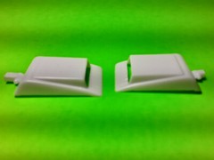 1969 Plymouth GTX Road Runner Pro Street 1/25 Lot of 2 hood scoops drag race car