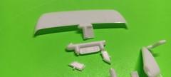 85 1985 Pontiac Fiero GT 1/24 Revell Spoiler Wing Air Scoop Induction For Hatch