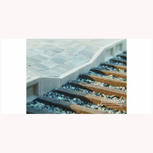 Juweela 1/45 Railway Platform Edge 38cm (Add On)
