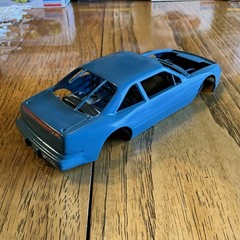 Built Model Car, 1990 Monogram Stock Car STARTED, INCOMPLETE, MODIFIED For Parts