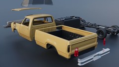 1/25 3d printed 1979 Dodge W150 Power Wagon by Andrey Bezrodny