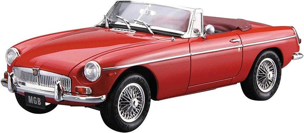 AOSHIMA 1/24 The Model Car Series No.101 BLMC G/HM4 MG-B MK-2 1968 Plastic Model