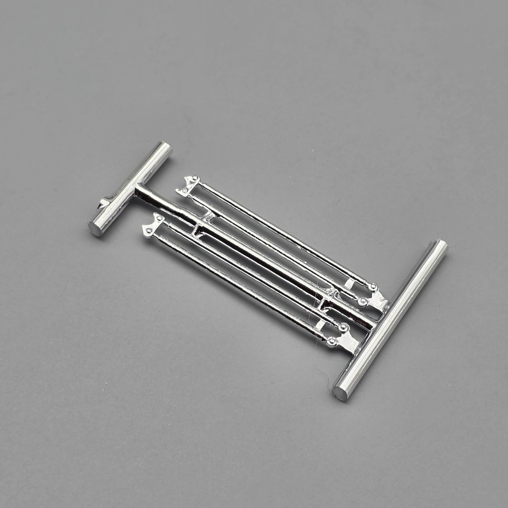 AMT 1/25 Mach Won 1970 Mustang Funny Car Parts Kitbash Chrome Radius Rods Front