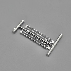 AMT 1/25 Mach Won 1970 Mustang Funny Car Parts Kitbash Chrome Radius Rods Front