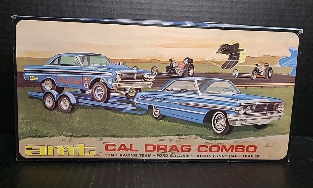 AMT 1/25 Cal Drag Combo 3n1 Racing Team Kit #1223/06