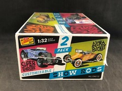 Lindberg Lucky Bucket & Super Roadster Customizable Show Rods 1:32 SC Kit HL136