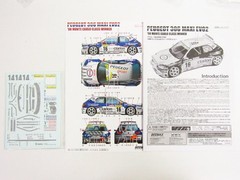 BEEMAX Peugeot 306 Maxi EVO2 1/24 Rally Monte Carlo 1998 Winner Model Kit Japan