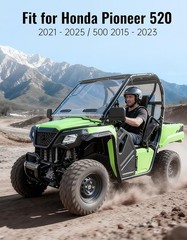 Front Fender Flares for Honda Pioneer 520/500, Fender Flares Extended Mud