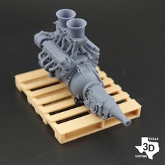 Ford 289/302 Tunnel Ram model engine resin 3D printed 1:24-1:8 scale