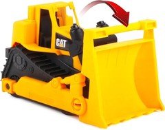 Cat Construction Fleet 10” Bulldozer Toy – Heavy‑Duty Plastic, Working Blade…