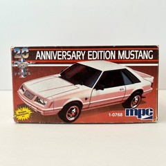 MPC 1:25 20th Anniversary Edition 1984 Mustang Model Car Kit #1-0768 -OPEN BOX
