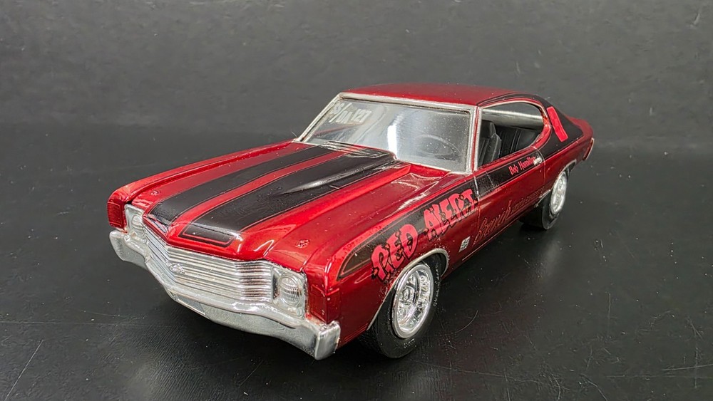 1972 CHEVROLET CHEVELLE SS454 RED ALERT BOB HAMILTON AMT BUILT 1/25 CC3
