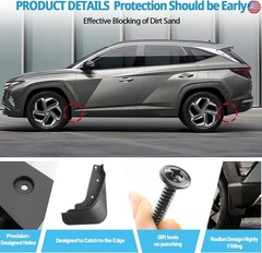 2025 Tucson Mud Flaps Splash Guards for Hyundai Tucson Accessories No