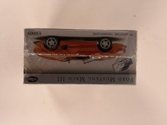 2000 Metal Model Car Kit Red Ford Mustang Mach III Model Kit in original box