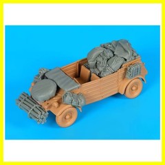 1/35 Scale Die-Cast Resin Model Assembled Kit Africa Corps Military Vehicle A…