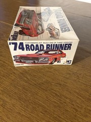 RARE SEALED MPC 1974 PLYMOUTH ROAD RUNNER 1/25 SCALE MODEL CAR. THREE VERSIONS.