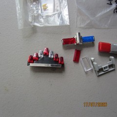 Revell/Lindberg 1/25 scale model car parts/ Light bars and police equipment