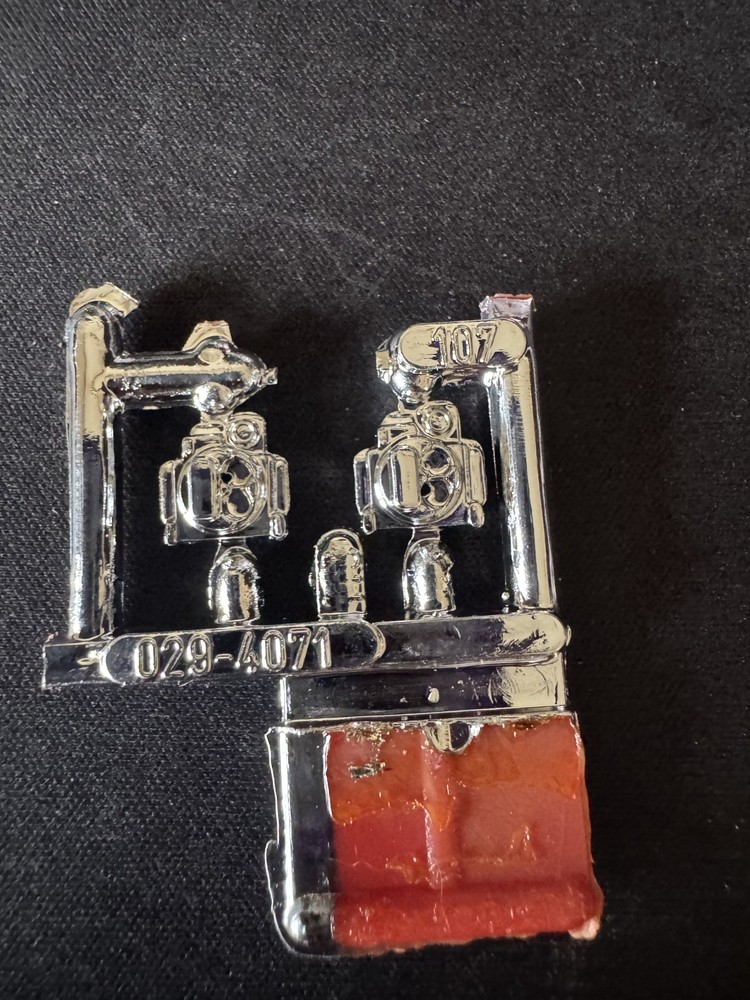 AMT 1187 007 71 Ford Mustang Mach 1 Parts Kit Bash Chrome Part #107
